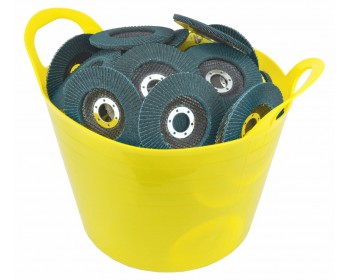 Bucket of 40 Grit, 115mm Zirconium Oxide Flap Discs